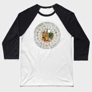 Medieval Uroscopy Wheel Baseball T-Shirt